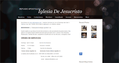 Desktop Screenshot of iglesiadejesucristo.org