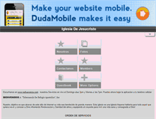 Tablet Screenshot of iglesiadejesucristo.org